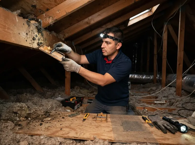 Roof Rat Attic Trapping & Structural Remediation in Chandler, AZ